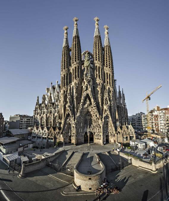 Slow progress:  Barcelona’s Basilica La Sagrada Familia has been under construction for 135 years, having begun in 1881. The finishing touches will take nine more years.