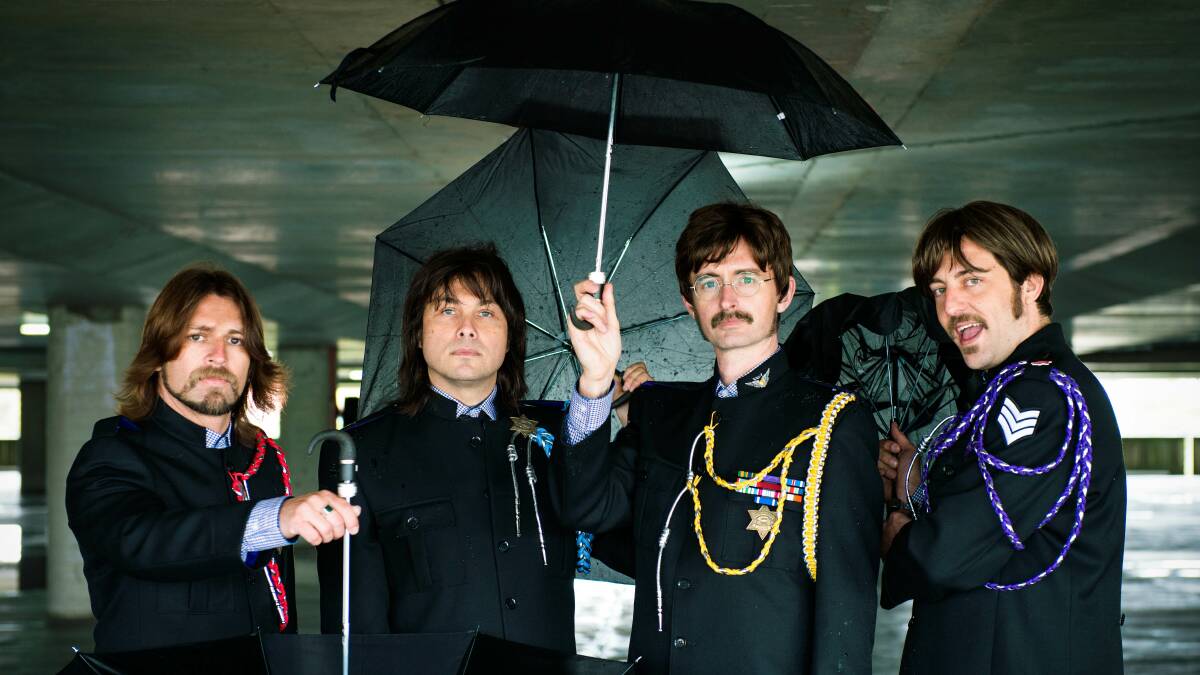 All you need is love: The Fabulous Beatle Boys perform at the Glasshouse on Saturday.
