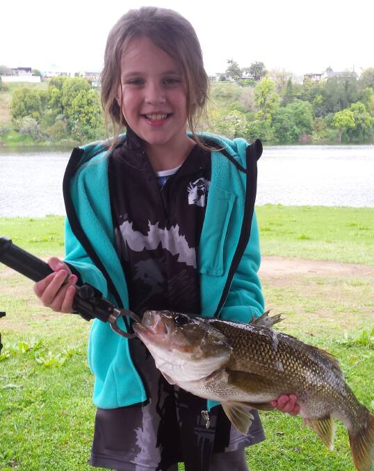 Exceptional: Our Berkley Pic of the Week is Jessica Brunsdon with a sensational 50 centimetre Australian bass. Very few locals ever catch one this size - great work Jess.