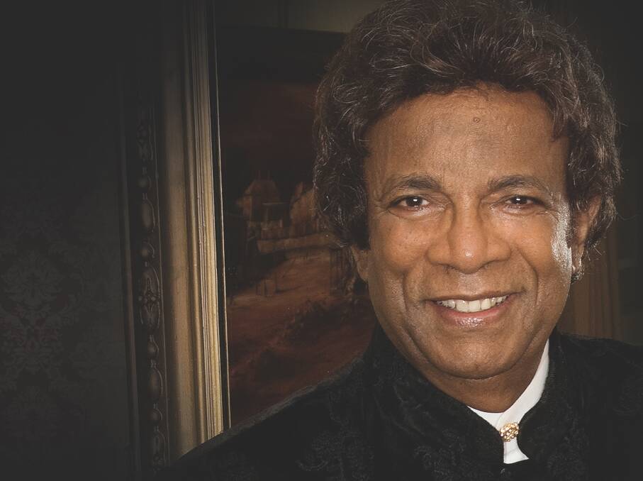Velvet vocals: The one and only Kamahl performs on Saturday, February 10, at the Glasshouse.