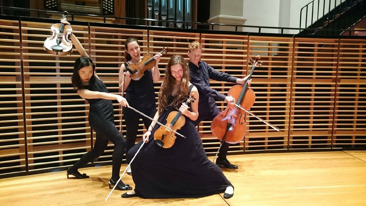 Stringfest: The Geist Quartet performs at Kendall PhiloMusica on Sunday at 2pm, after a pre-concert talk by Associate Professor at the University of Sydney, Goetz Richter, at 11.30am.