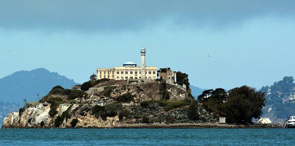 The Rock: It's deep water location in San Francisco Harbour, made the notorious Alcatraz prison virtually escape proof.