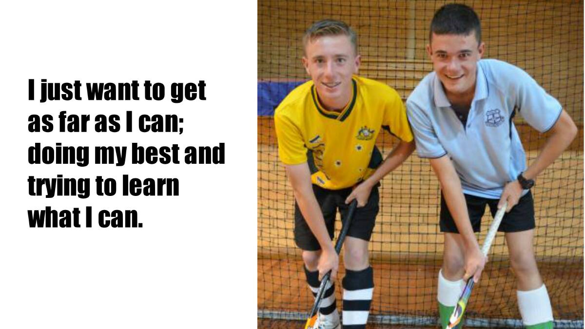 Lachlan and Callum Howard have started playing the indoor competition in Gloucester held on Wednesday nights at the Recreation Centre. Picture: Anne Keen.  CLICK THE PHOTO TO READ THE FULL STORY