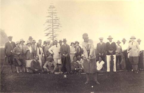 In 1913 Lottie Stephenson was the first person to drive a ball down the first fairway on Norfolk Island. 