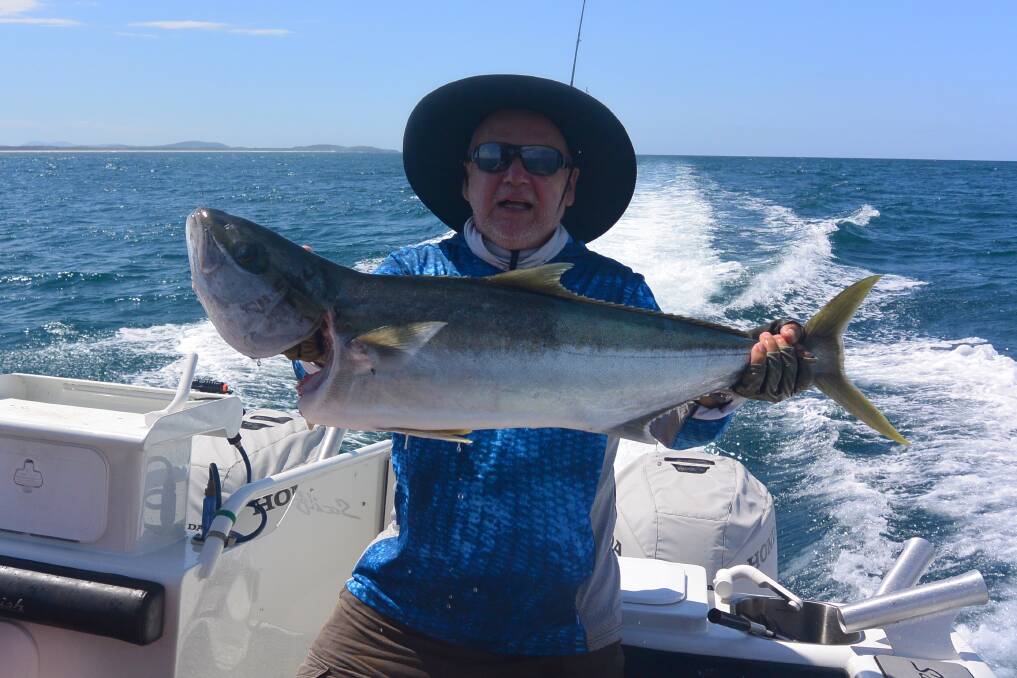 Great catch: Our Berkley pic of the week is Greg Fatchers showing off this solid kingfish he recently caught off Point Plomer, despite not so favourable conditions. 