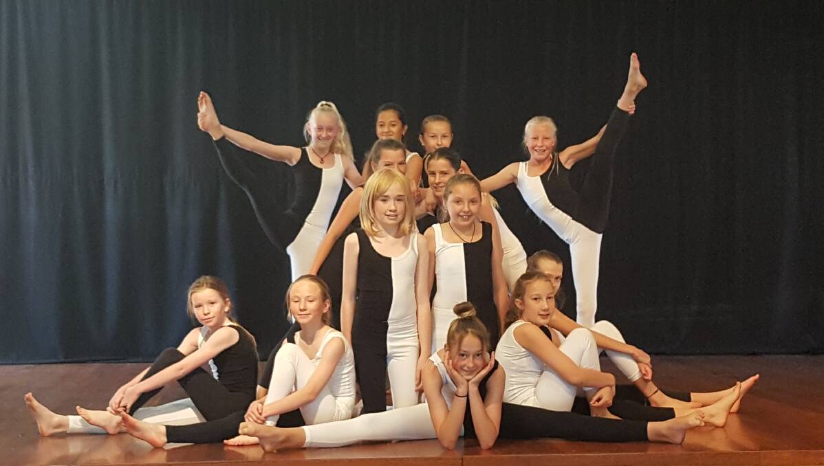 BLACK OR WHITE: Stage 3 dance students from years 5-6 will perform Black or White by Michael Jackson. Photo: Laura Telford