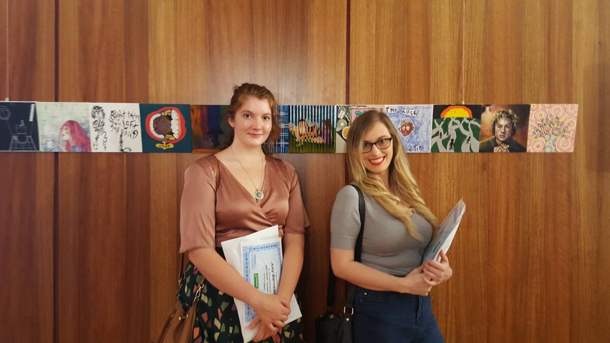 SHARE THE JOURNEY: Winners in the 18-25 year old category Amy Barnewall and Singrid Wharton. Photo: Laura Telford