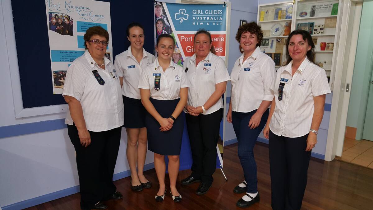 LOOKING FOR LEADERS: Guide leaders from Wauchope, Port Macquarie and Camden Haven are on the look out for new leaders. Photo: Laura Telford