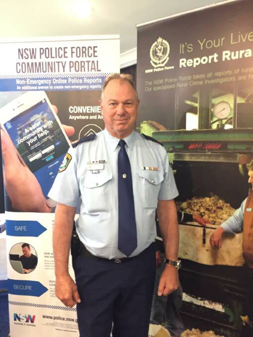 Strong stance: Western Region Commander and NSW Police Corporate Spokesperson for Rural Crime, Assistant Commissioner Geoff McKechnie.