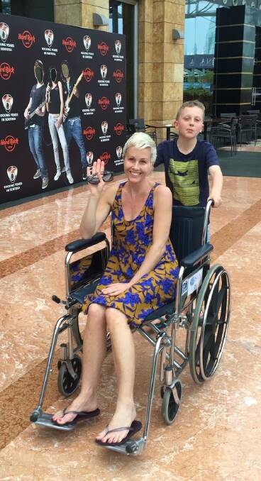Joanne Boon is an administrator for the Australian Pelvic Mesh Support Group and is pictured with her son Cooper. 