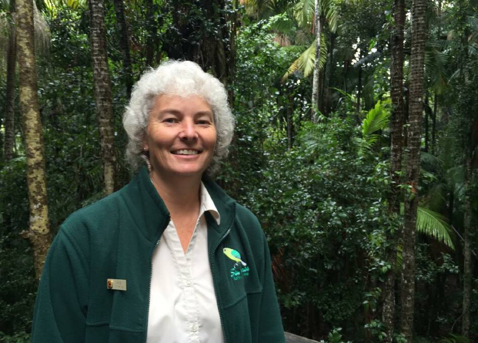 Passionate: As a guide Janet Watson communicates with a diverse demographic of people from all over Australia and the world at Sea Acres National Park. She encourages people to become a guide if they enjoy being outdoors.