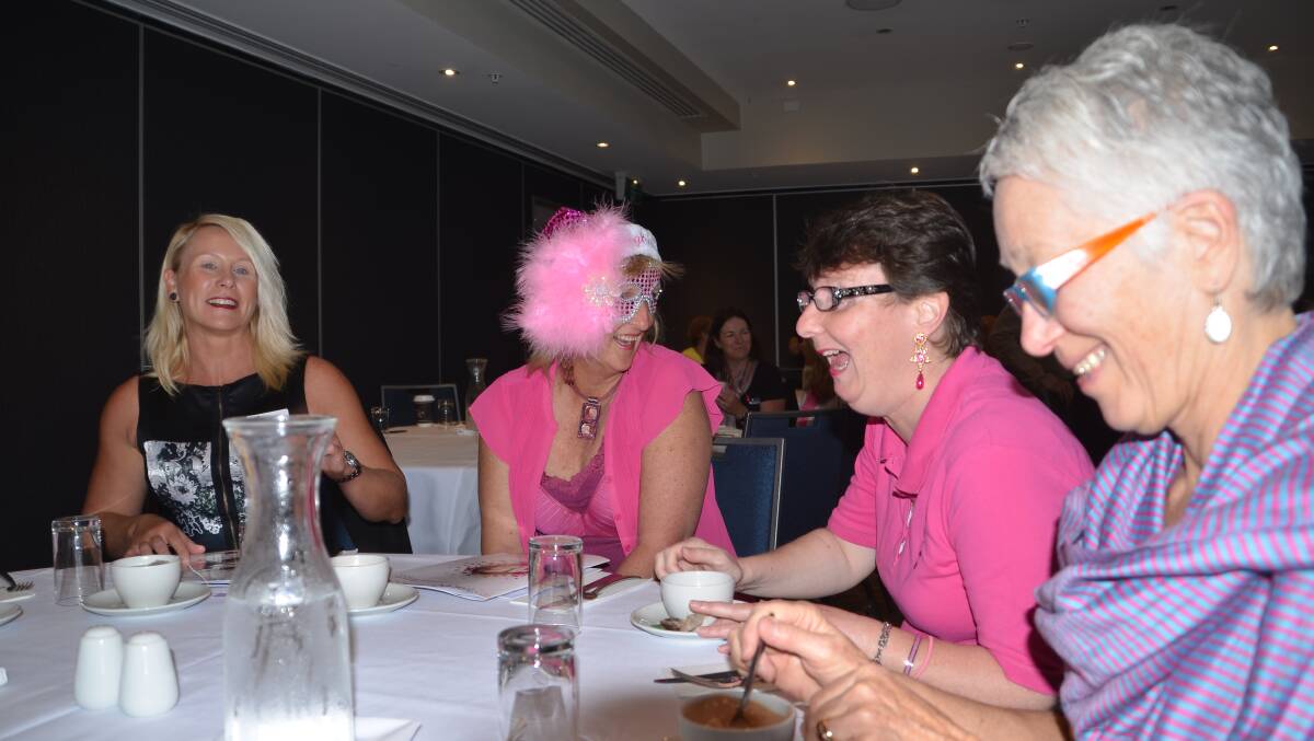 Supportive group: event coordinator Therese Pearce, Lyn Richardson, Kathryn Stephens and Margaret Bailitis attended an AGM to raise funds for those going through cancer treatment. 