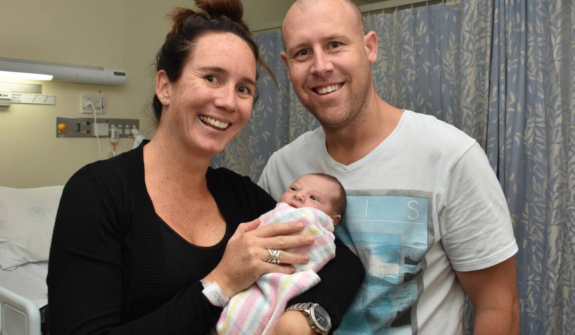 A daughter Sadie Maree O'Brien was born on June 2 to Scott and Megan O'Brien of Kundabung. She is a first child and weighed 3kgs. Grandparents are Pam and Jack Okrasa, Karen Ryan, Phil and Mandy O'Brien of Port Macquarie. Great grandparent is Ivy O'Brien of Tamworth.