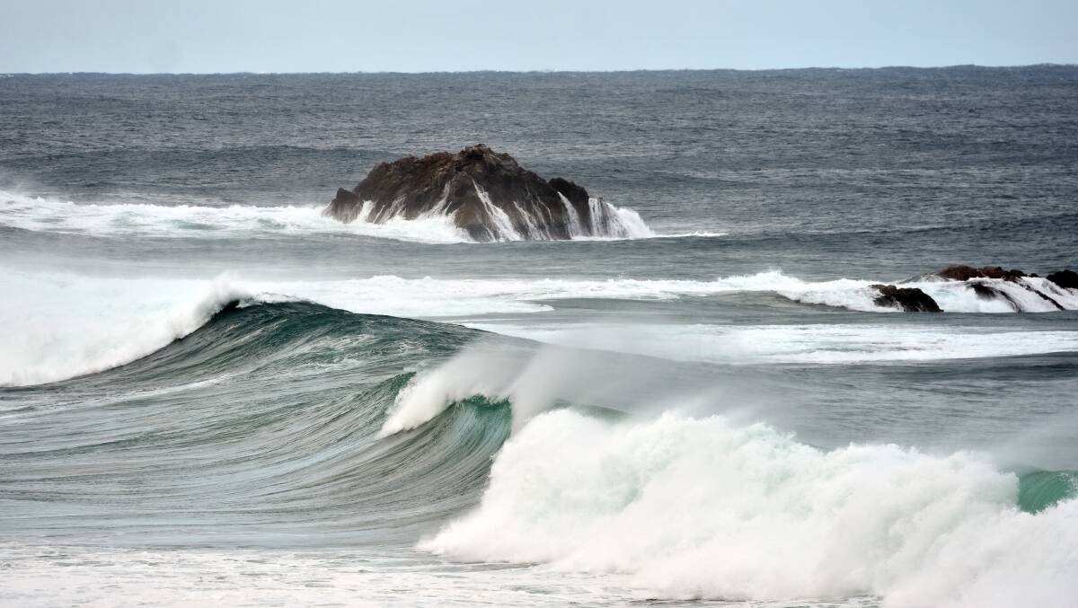 Big swell at Flynns Beach, Port Macquarie. Photo: Ivan Sajko.