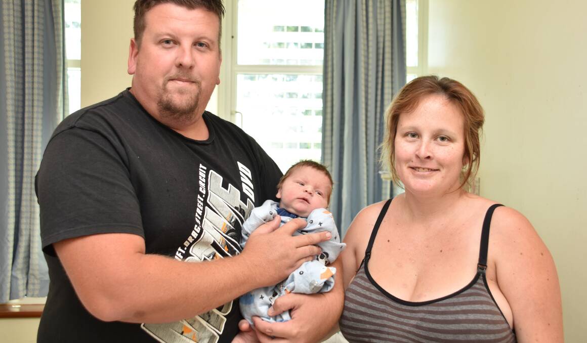 Wyatt Jaxon Hill was born on May 27 and is a son for Matt Hill and Leah Milsom of Wauchope. He weighed 3.9kgs and is a brother for Harrison and Bailey.