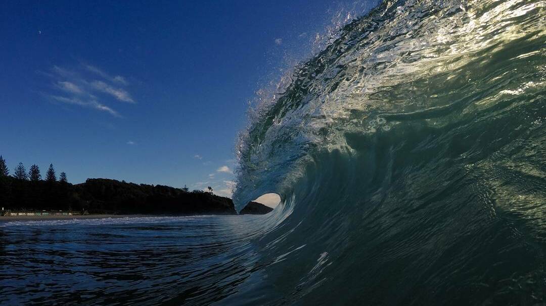 Top shot by @ryanlindsay03 - Backlit beauty. #gopro #goproanz #hero4 #knekt #knektaus #wave #wavephotography #ocean #portmacquarie #midnorthcoast