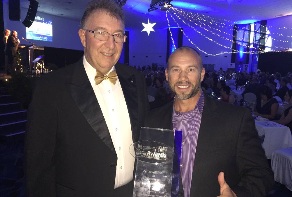 Winner of Business Excellence Award - Home Sweet Home, Port Macquarie.