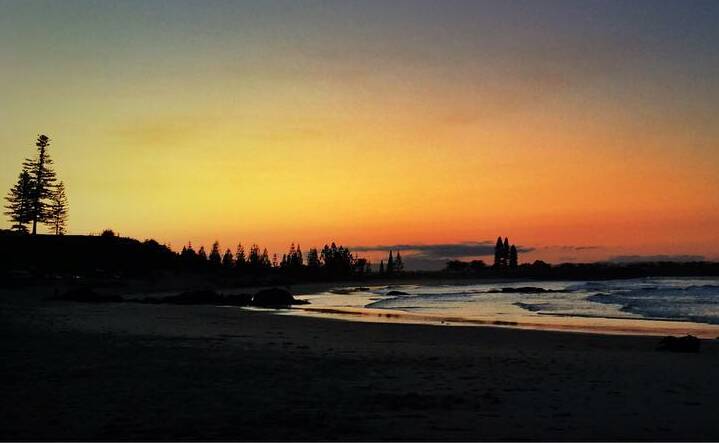 SNAPPED: This stunning sunset over Town Beach was captured by Ben King.