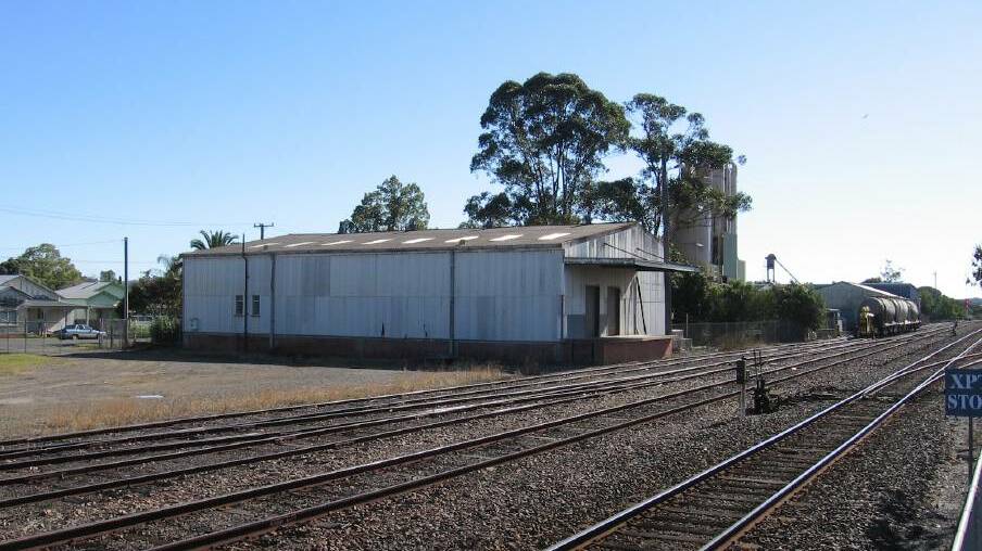 What's the future: The future of the historic goods shed is under review. Source: nswrailrambler.blogspot.com