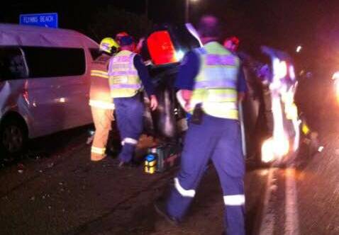 Man hospitalised after Pacific Drive crash