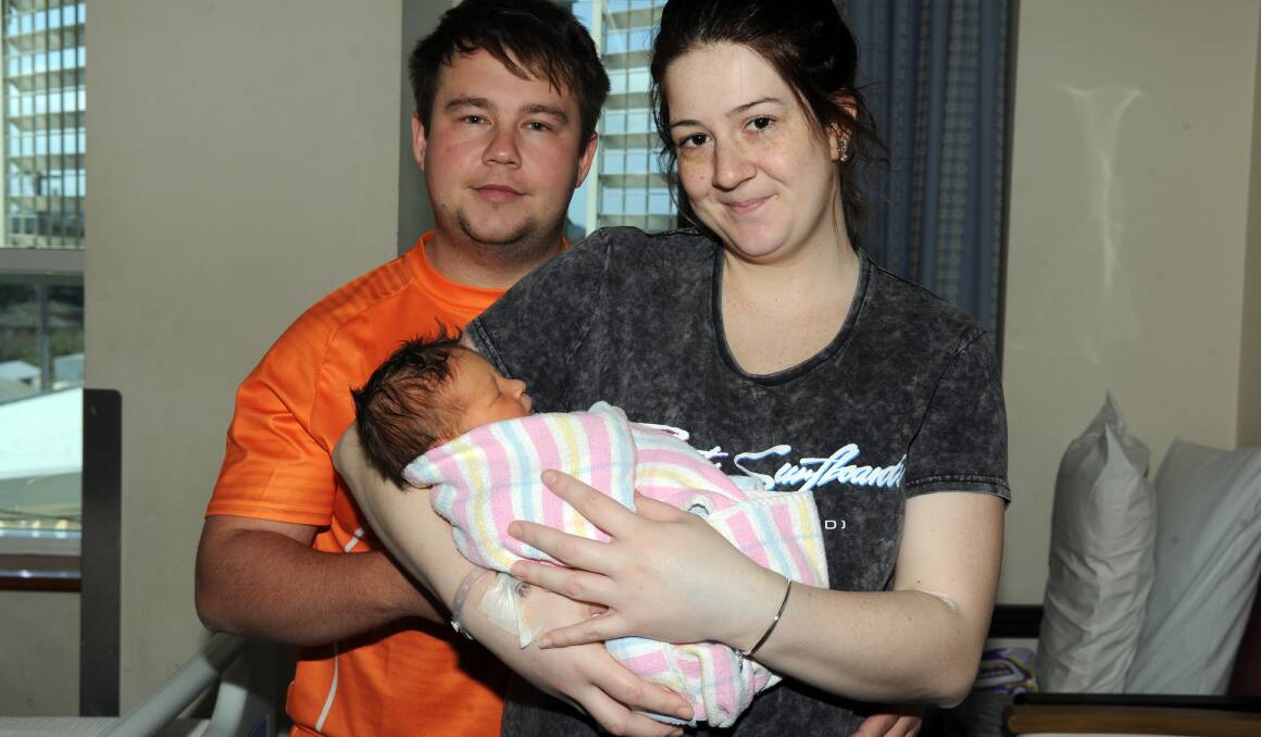 A daughter Lacey Jane has been born to Nathan Goodsell and Paige McGowan of Port Macquarie. She was born on August 13 and weighed 3.79kgs. Grandparents are Kyll and Debbie Goodsell of Port Macquarie and Madeleine and Darren McGowan of Brisbane.