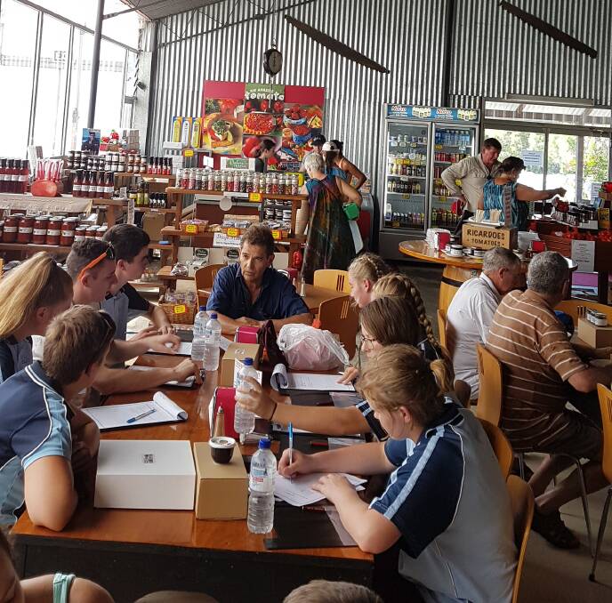 Year 11 agriculture students and their teacher travelled from Taree Christian College for the day for a farm tour and case study. 