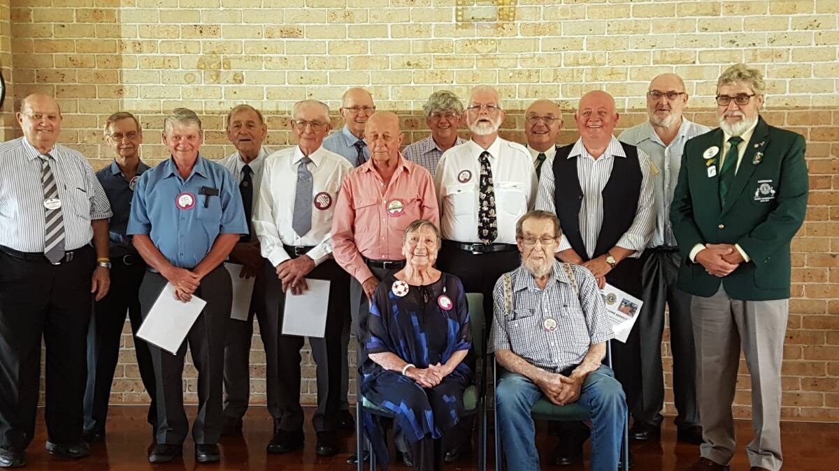 Lions members awarded for their dedicated service.