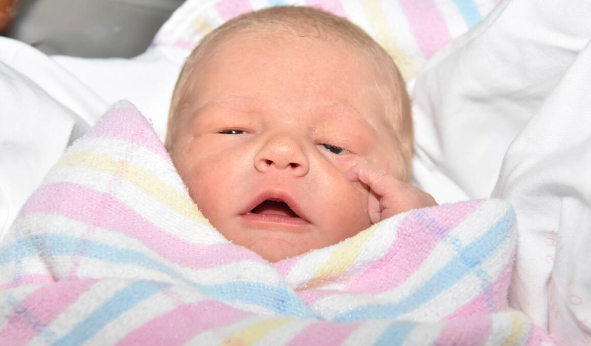 A son Billy Kevin has been born to Emily Johnson and Lee Bale of King Creek. He was born on August 27 and weighed 3.38kgs. Billy is a brother for Brandon. Grandparents are Viv and Bernie and Diann and Wayne of Port Macquarie. Great grandparent is Eileen of Port Macquarie.