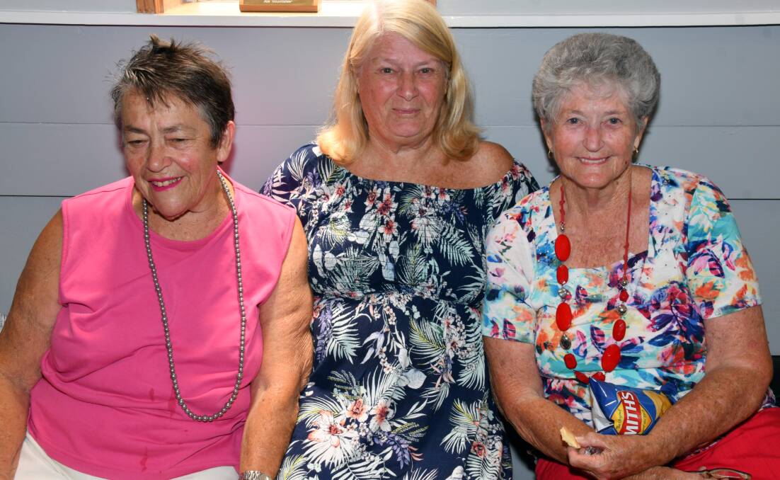 Gwen Wilcox, Sue Dixon and June Barnes.