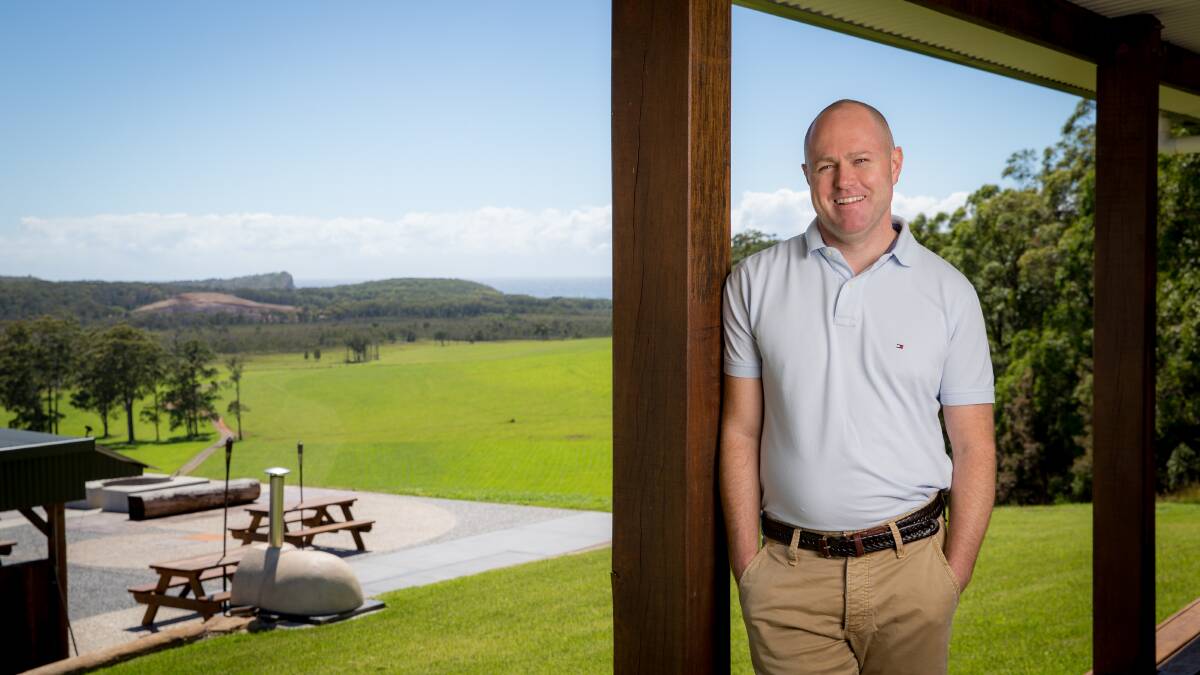 Eco-tourism: Paul Mansfield purchased the grazing property in 2013 after holidaying in the area for more than 45 years, and is thrilled to soon open it up for others to enjoy.