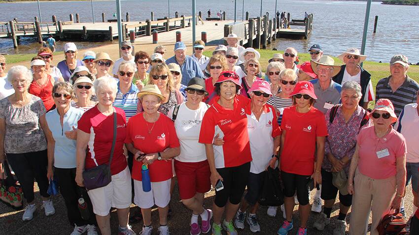 Keep moving: Heart Foundation walkers encourage you to stay active.