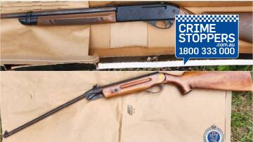 Firearms seized as part of Strike Force Inverary. Pictures supplied by NSW Police