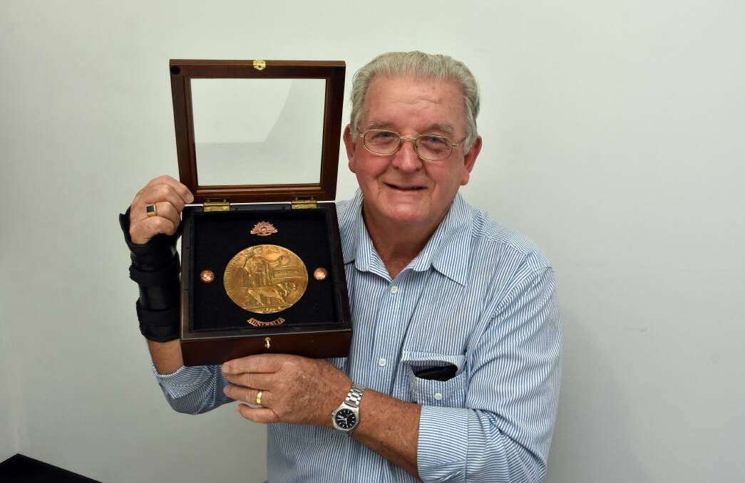 Quest for information: Allan Masters is appealing for information to find the family of the late Richard Law so he can return a bronze medallion to the family.