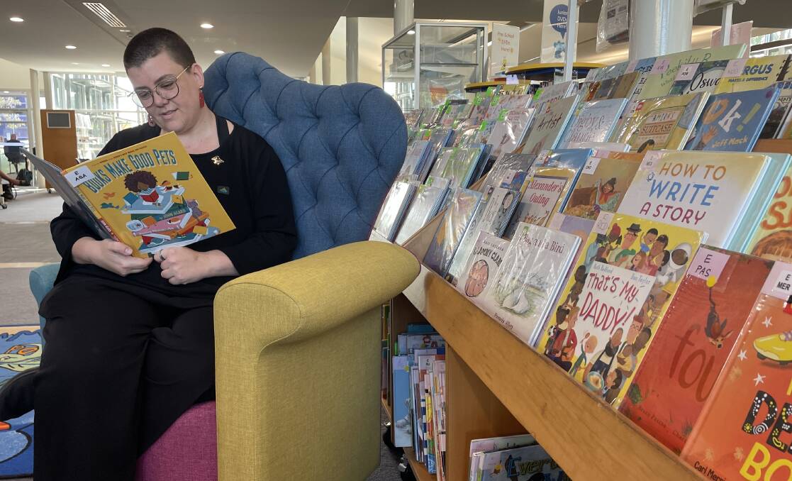 Children's and youth services librarian Penny Evans looks forward to the revamped children's area as part of the upgrade. Picture by Lisa Tisdell