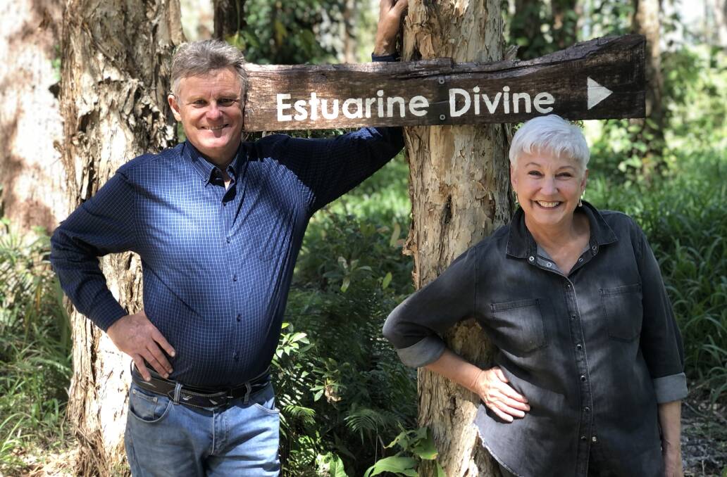Diamond Waters Treehouse Retreat owners Peter Johnson and Kerry McFadyen welcome guests from across the world. Picture supplied by Diamond Waters Treehouse Retreat 