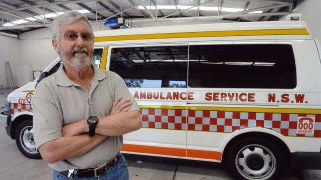 Looking ahead: Terry Moore retired in 2012 from his full-time job with the NSW Ambulance Service.