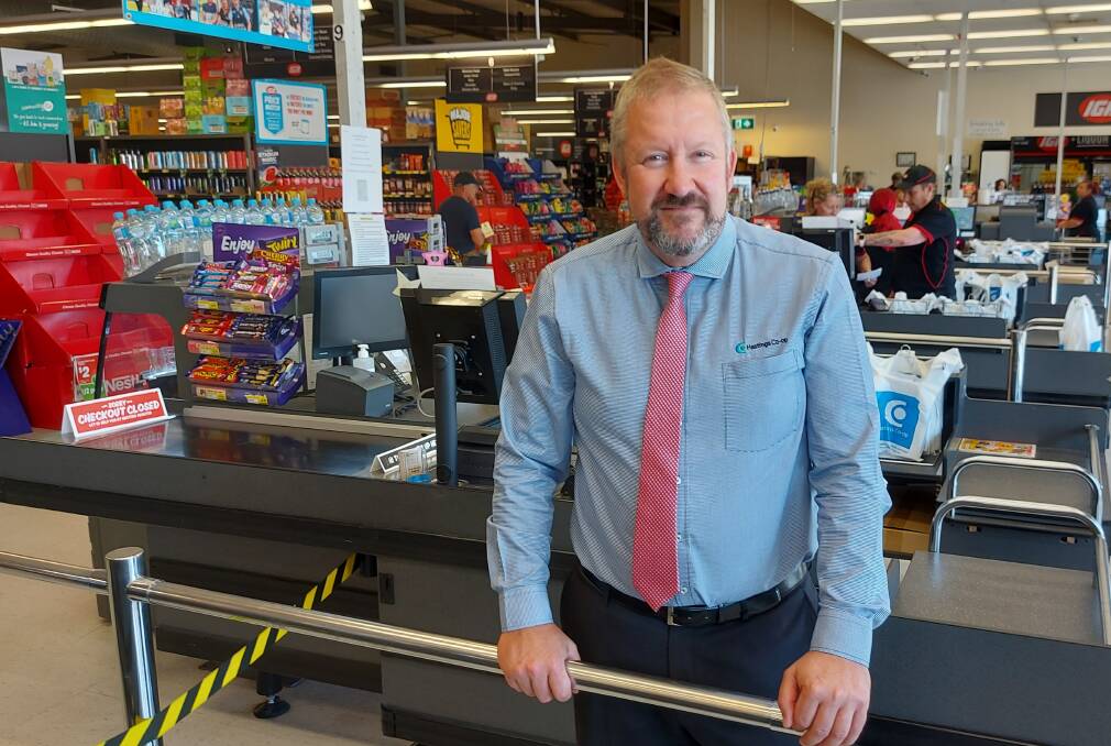 Hastings Co-op chief executive officer Nick de Groot urges customers to stay loyal to the co-op amid challenging financial times. Picture supplied by Hastings Co-op