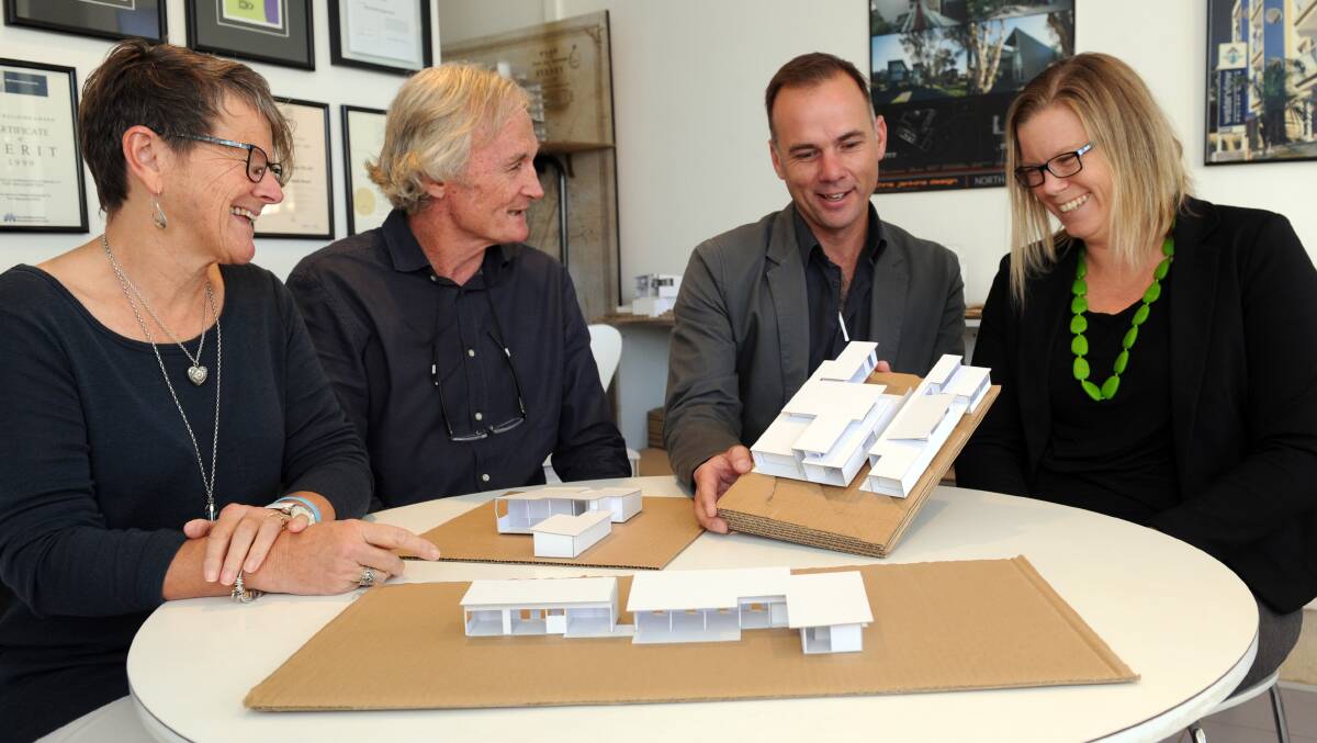Good design: Architects Karen Burke, Chris Jenkins, Craig Teasdell and Simone Lake discuss the merits of architecture.