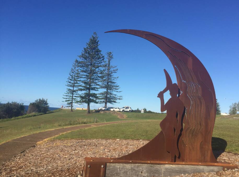 Public art: The Together as One sculpture at Gaol Point Hill provides a permanent story of our local Aboriginal heritage and highlights one of the first documented lifesaving acts in Australia. 