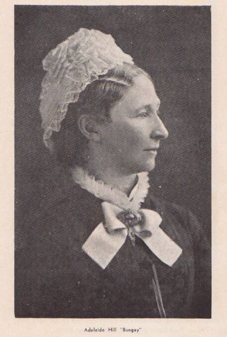 Mrs Adelaide Hill, 1833-1922.