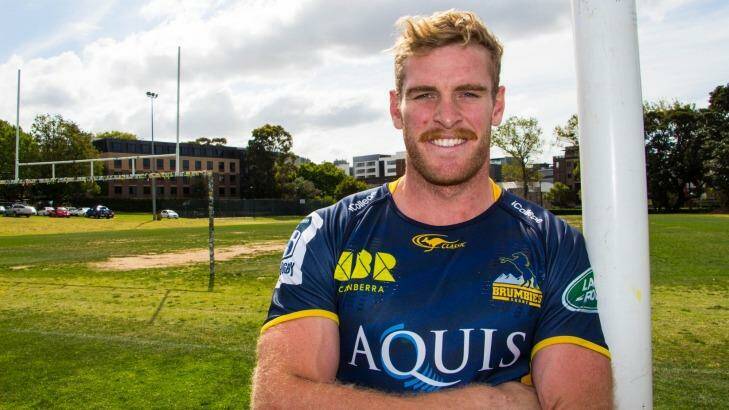 Former Australian sevens player Tom Cusack has signed with the ACT Brumbies. Photo: Brumbies Media