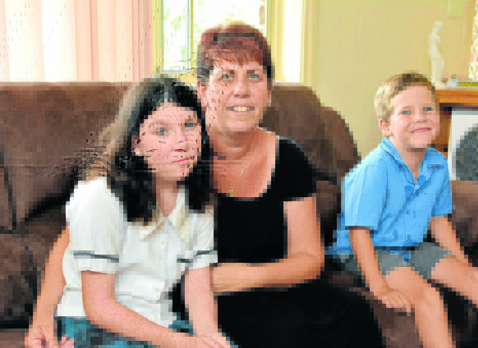 Family ties: Tanisha with mum brownyn and brother Harlie