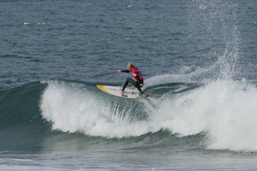 Experienced: Chris Zaffis shows off his talents.  
      Pic: SURFING NSW
