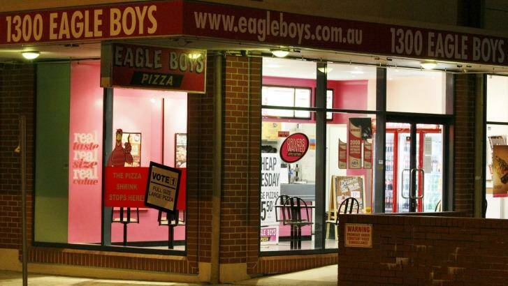 Eagle Boys franchise numbers have halved in Australia in recent years. Photo: Max Mason-Hubers