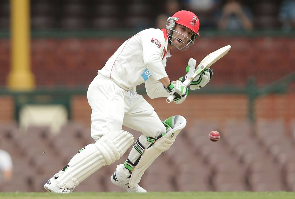 Tragic day:?Phillip Hughes batting on Tuesday. He was building a good innings which should have seen him back in the Australian cricket team. 										 		Pic:?GETTY?IMAGES