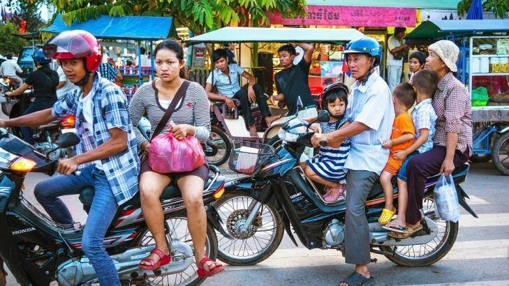 Travelling in southeast Asia, hiring a bike is obviously the thing to do. Photo: iStock