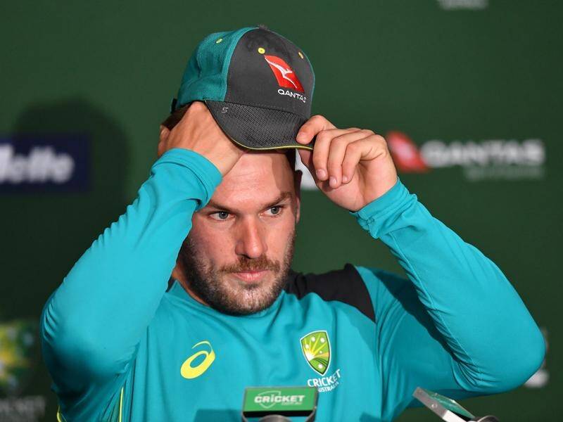 Aaron Finch will miss Australia's Twenty20 tri-series opener because of a hamstring injury (File).