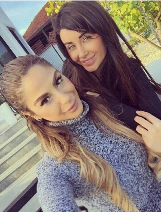 Aiisha Mehajer and her sister in law Aysha Mehajer - from Instagram for Andrew Hornery