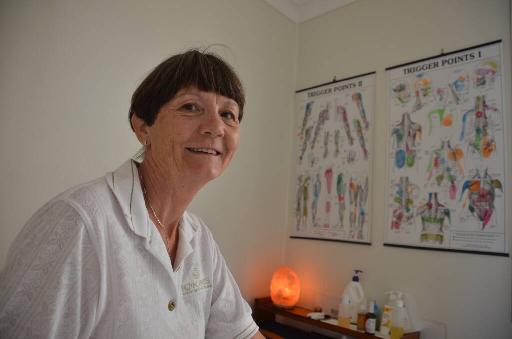 Good health: Massage therapist Jan Crombie supports a push to retain the private health insurance rebate for massage therapy.