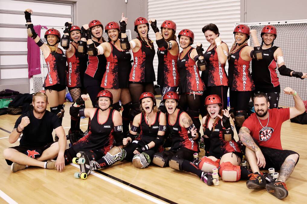 Rockin and Rollin: The Breakwall Brawlers will take on a team from the Central Coast this weekend.